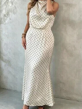 Multicolor Elegant Women's Plus Size Party Long Dress